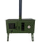 Outbacker® Firebox Range Eco Burn Oven Tent Stove & Complete 2.66m Flue Kit | 3.5kw 20.5kg