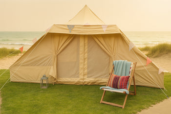 5m x 4m Touareg Tent 'Superlite' 200gsm High Blend Cotton Canvas