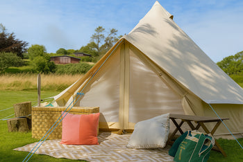 3m Bell Tent 285gsm 100% Natural Canvas