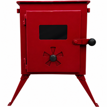 Outbacker® Firebox Portable Tent Stove & Complete 2.68m Flue Kit | 3.5kw 12kg