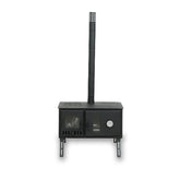 Outbacker® Firebox Range Eco Burn Oven Tent Stove & Complete 2.66m Flue Kit | 3.5kw 20.5kg