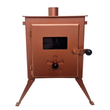 Outbacker® Firebox Portable Tent Stove & Complete 2.68m Flue Kit | 3.5kw 12kg