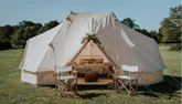 6m x 4m Emperor Tent 285gsm 100% Natural Canvas | StoveMate