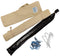3.6m x 2.4m Canvas Tent Awning – 3 Pole Complete Kit