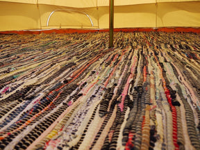 Bell Tent Recycled Chindi Rugs Flooring