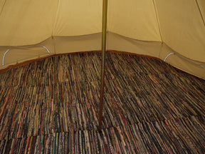 Bell Tent Recycled Chindi Rugs