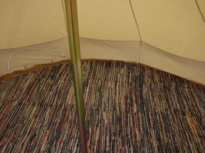 Bell Tent Recycled Chindi Rugs