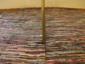 Bell Tent Recycled Chindi Rugs