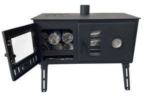 Outbacker® Firebox Eco Burn Range Oven Portable Tent Stove | 3.5kw 20.5kg